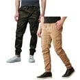 thumbnail image 1 of 2-Pack Men's Slim-Fit Stretch Cargo Jogger (S-2XL), 1 of 5
