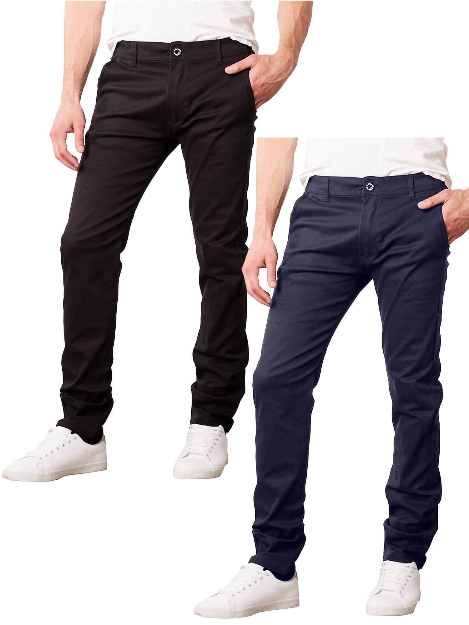 超人気の雑貨店 3-Pack Men's Elastic Everyday Cotton Fit Slim Stretch Flex Clothing