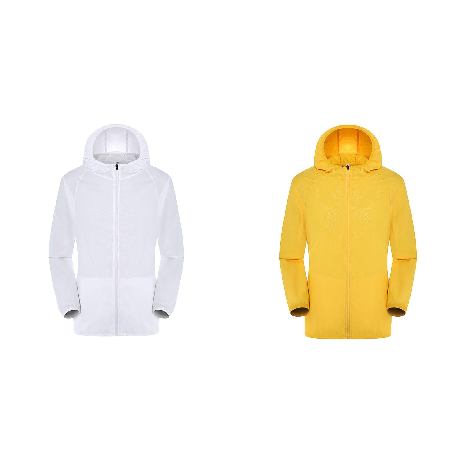 (2Pack) Men's Women Casual Jackets Mens Two Layer Jacket Windproof