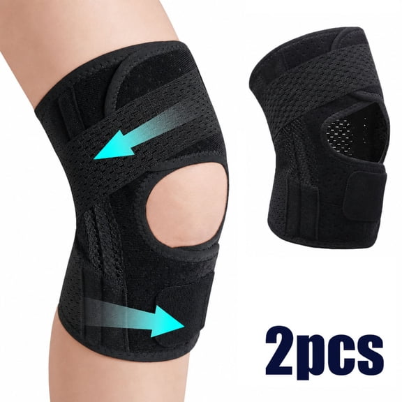 2 Pack Meniscus Support Pads, Lightweight Breathable Knee Protection for Sports & Running