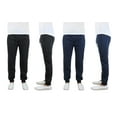 thumbnail image 1 of 2 Pack Mens Fleece Jogger Pants, 1 of 16