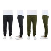 2 Pack Mens Fleece Jogger Pants