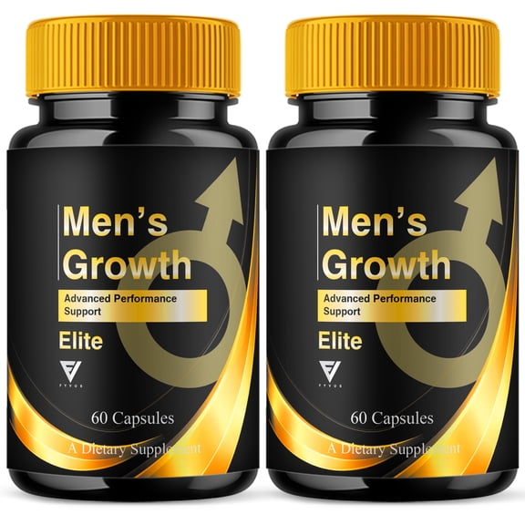 (2 Pack) Mens Growth Performance Pill, MensGrowth Performance Support (120 Capsules)