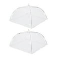thumbnail image 1 of 2 Pack Mesh Food Covers 17 inch,Large and Tall Food Covers,Pop-Up Mesh Food Covers Tent Umbrella for BBQs,Outdoors,Screen Tents,Parties Picnics,Fruit Cover,Pop-Up and Collapsible, 1 of 9