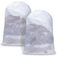 thumbnail image 1 of 2 Pack Mesh Laundry Bags,Laundry Hamper Liner for Dirty Clothes,Reusable Laundry Bags with Drawstring Closure,Foldable Heavy Duty Large Laundry Bags for Home,Travel and Dorms,White,24x 36 in, 1 of 8