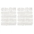 thumbnail image 1 of 2 Pack Message Board Letters for Changeable Plastic Letterboard Home Office Gift, 1 of 12