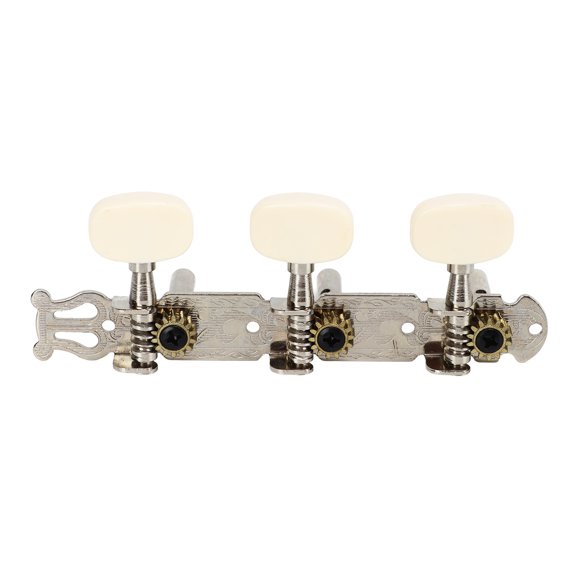 2-Pack Metal Guitar Tuning Pegs with 8 Screws - Rust-Proof String Tuning Keys for Classic Guitars