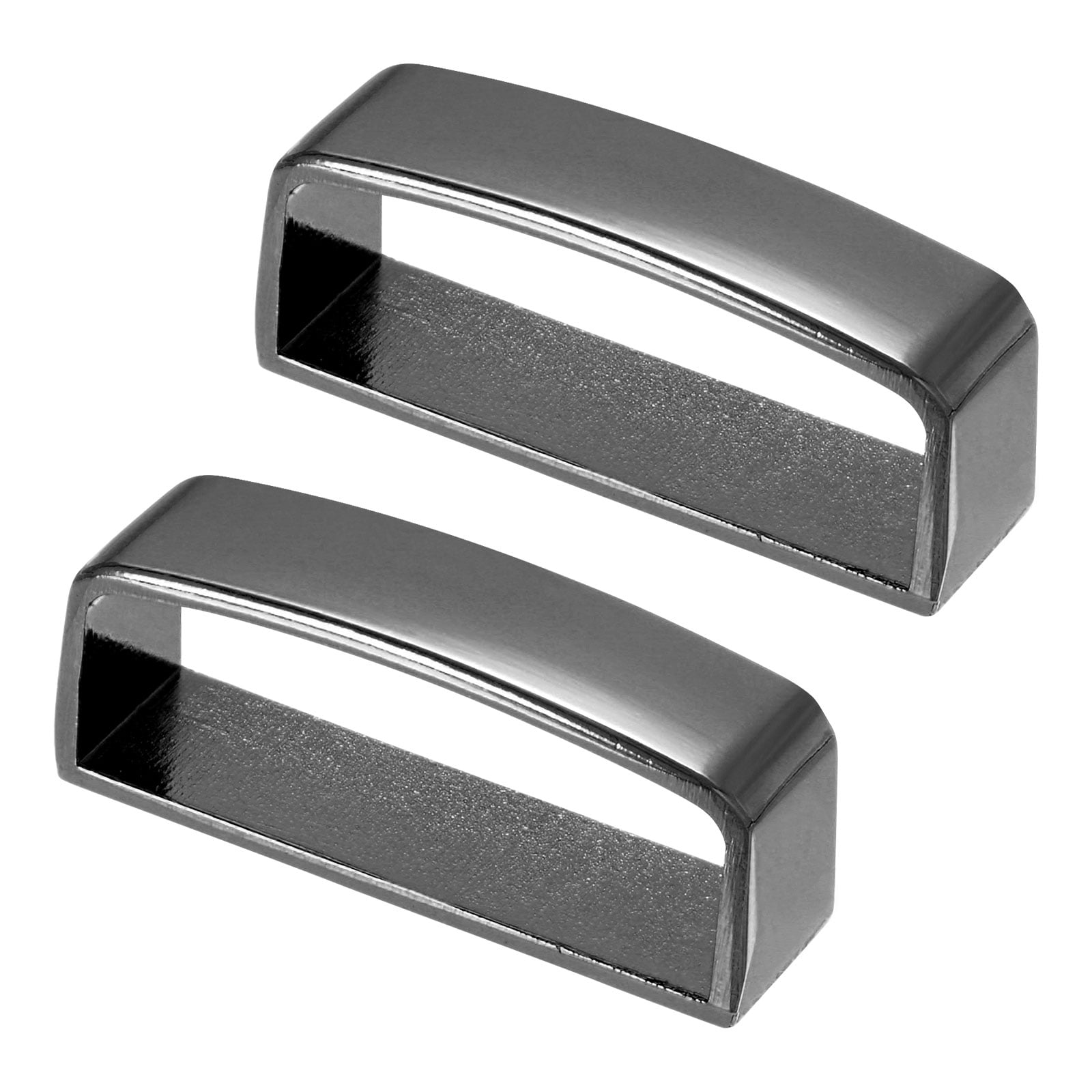 Uxcell 2 pack Metal Loop Keeper Accessories, 1.7 inch Belt Loop Keepers ...
