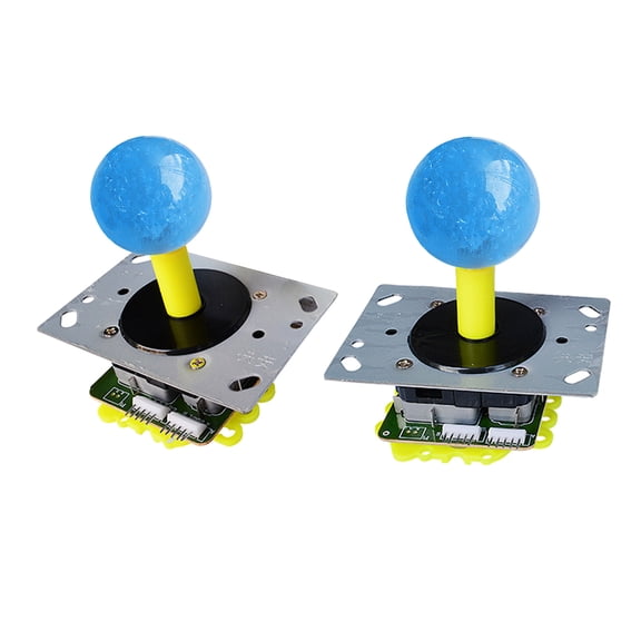 2 Pack Metal Plastic Joystick Controllers for Gaming Control Easy Installation Multiple Console Support