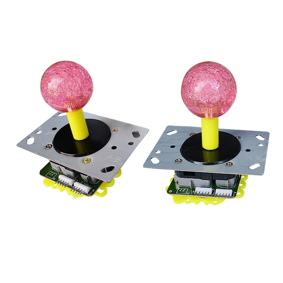 2 Pack Metal Plastic Joystick Controllers for Gaming Control Easy Installation Multiple Console Support
