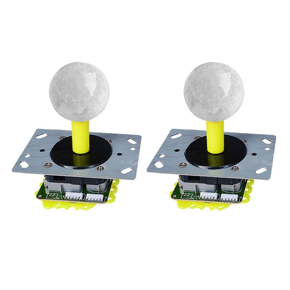 2 Pack Metal Plastic Joystick Controllers for Gaming Control Easy Installation Multiple Console Support