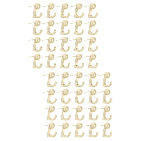 2 Pack Metal Wall Tacks Push Pin for Cork Board Hooks Golden