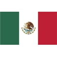 thumbnail image 1 of 2-Pack Mexico Flag Decal Sticker | 5-Inches By 3-Inches | Laminated Vinyl Decal | PDS483, 1 of 1