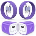 thumbnail image 1 of 2 Pack Micro USB Cable with Android Charger, Hootek 6FT USB A to micro cable High Speed Fast Charging Cable, usb cable micro with USB Wall Charger Fast Charger Adapter Plug, android charger block, 1 of 7