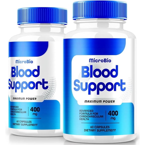 (2 Pack) MicroBio Blood Booster, Official Micro Bio Formula For Overall Health, All-Natural Blood Formula Pills to Maintain Healthy Levels, MicroBio Boost Supplement, Reviews (120 Capsules)