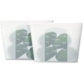 thumbnail image 1 of Reusable 100% Silicone Food Storage Bags, Sandwich Snack Bags New Generation Stand Up Zip Container for Soup and Leftovers, Plastice & BPA Free, Microwave Oven Safe 3 Pack (51oz, 34oz, 17oz), 1 of 10