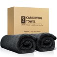 2Pack Microfiber Towels for Cars (35"x 24") Extra Large Ultra