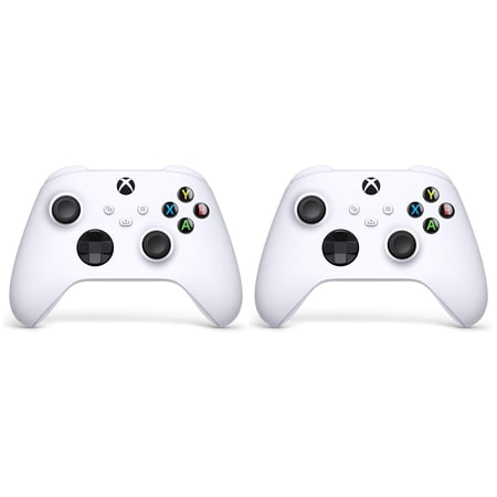 2 Pack Microsoft Xbox Bluetooth Wireless Controller For Series X/S - Robot White