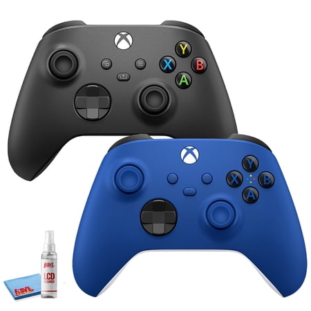 2-Pack Microsoft Xbox Wireless Controllers for Xbox Console - (Blue & Black)