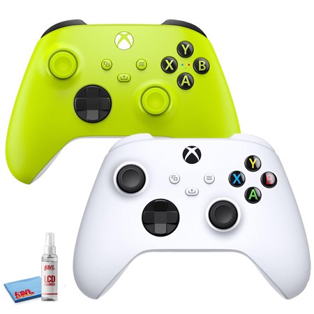 2-Pack Microsoft Xbox Wireless Controllers for Xbox Console - (White & Green)