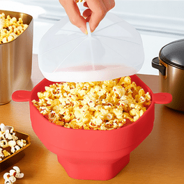 Microwave Popcorn Popper Machine, Silicone Popcorn Maker, Collapsible  Microwavable Bowl - Hot Air Popper - No Oil Required - The Most Colors  Available - Temu