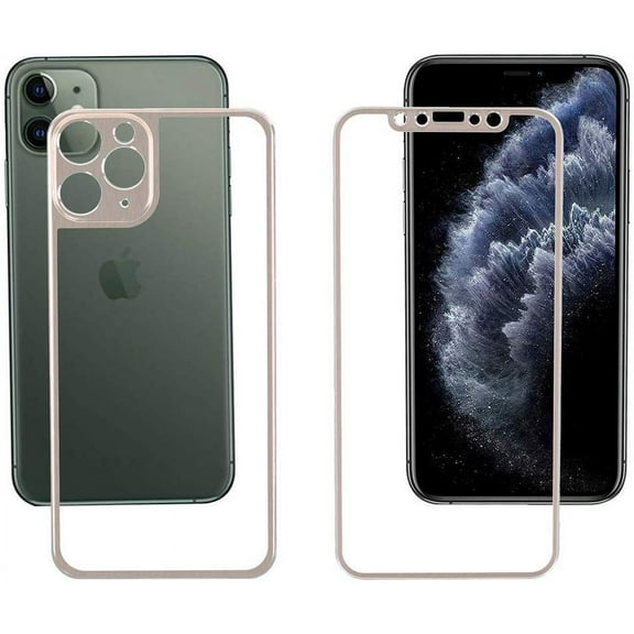 [2 Pack] Mignova iPhone 11 Screen Protector, Front + Back 9H Hardened Tempered Glass Film [Anti-Scratch] [no Bubble] [3D Touch] for iPhone 11 6.1 inch Case (Rose Gold)