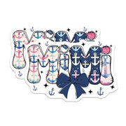 2 Pack Mimi Anchors Magnets Magnets - 5" On Longest Side - Made in USA - Sticks to Refrigerators & Metal Surfaces - MAG9004