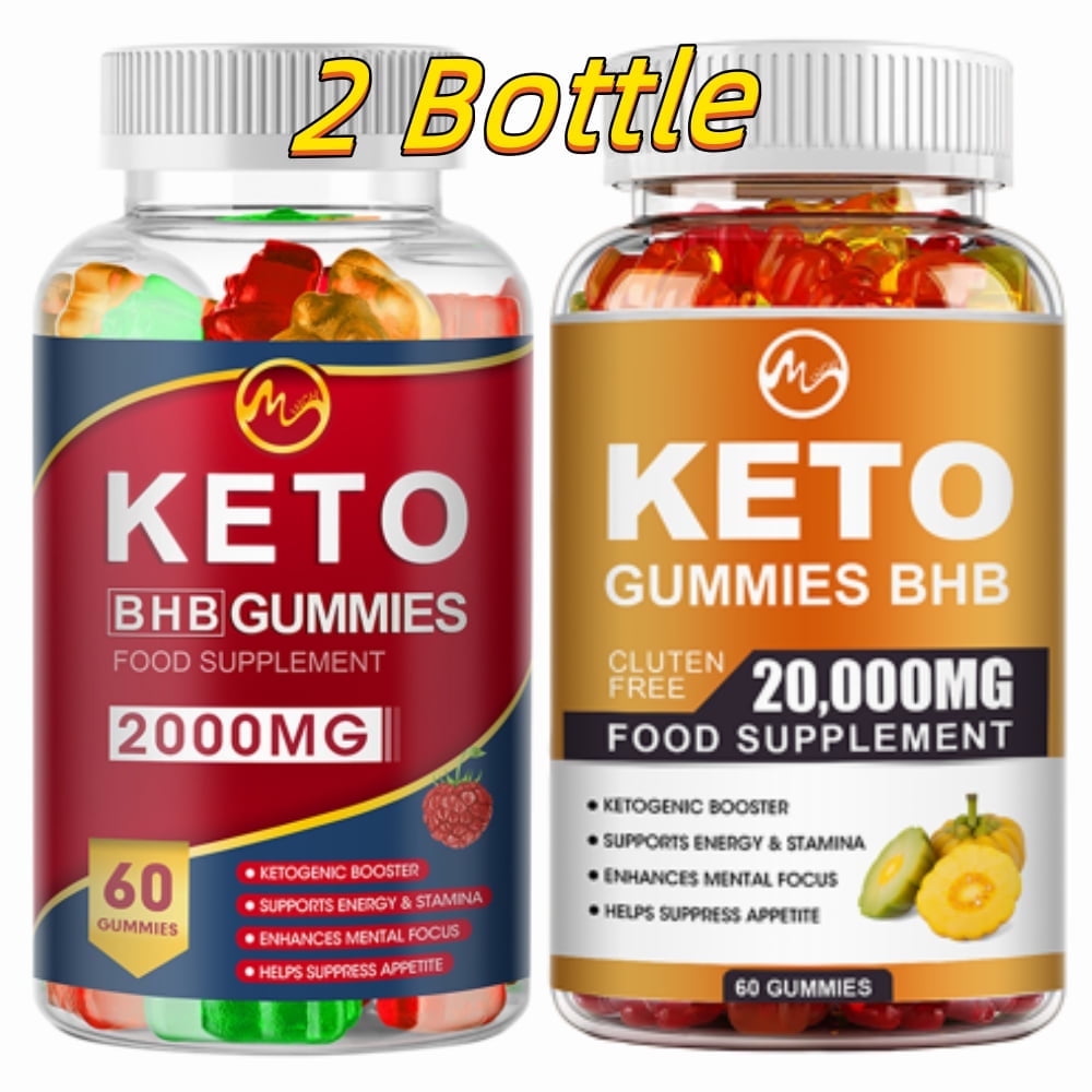 (2 Pack) Minch Keto Gummies - Advanced Weight Loss Keto ACV Gummies Supplement - Supports Digestion, Detox & Cleansing (120 Gummies)