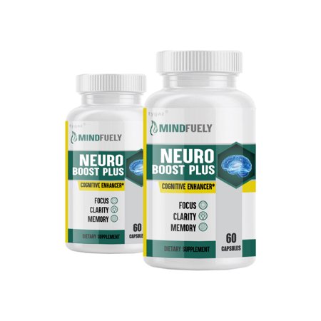 (2 Pack) Mindfuely, Mindfuely Neuro Boost Plus - 120 Capsules