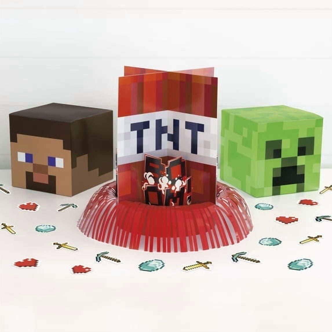 2 Pack Minecraft Party Table Decorating Kit, 1ct - Walmart.com