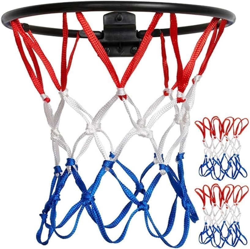 2 Pack Mini Basketball Net 8 Loops Durable Nylon Indoor Outdoor ...