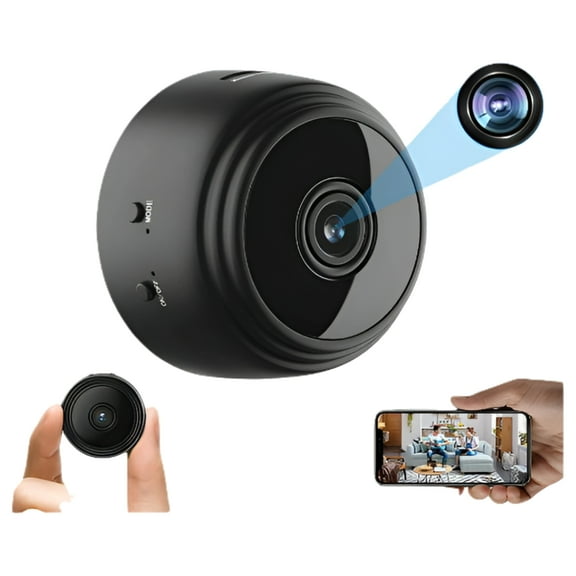 2 Pack Mini Camera WiFi Small Wireless Video Camera Full HD 1080P Night Vision Motion Sensor Video Detection Security Nanny Surveillance Cam