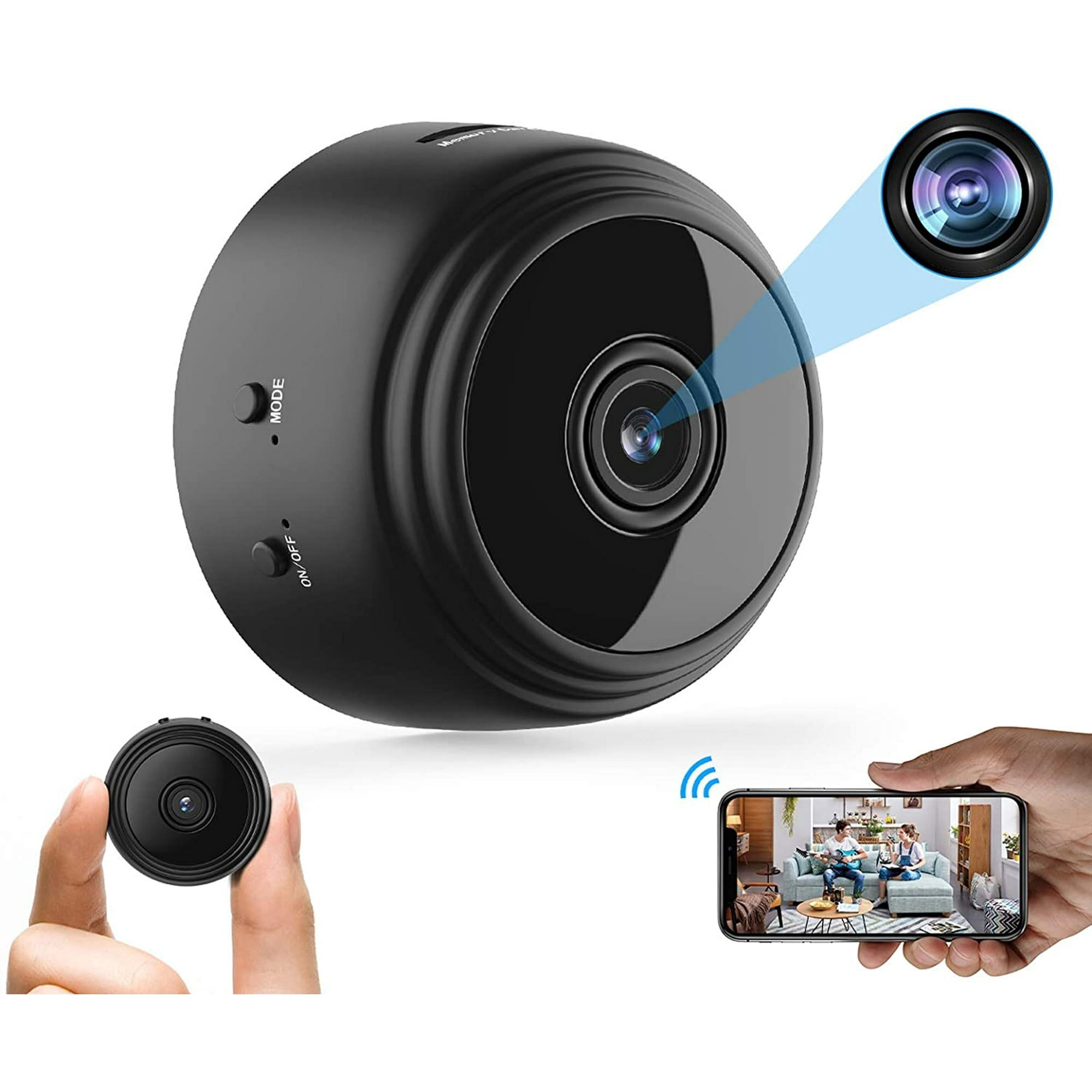 Mini Secret Camera Wifi 4K HD 1080P Home Security Night Vision Motion  Detection