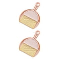 thumbnail image 1 of 2 Pack Mini Dust Pan and Brush Set, Mini Hand Broom Dustpan Set for Table, Desk, Countertop, Keyboard, Cat, Dog and Other Pets, 1 of 6