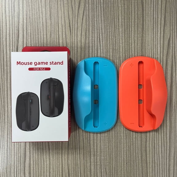 2-Pack Mini Mouse Stand for Nintendo Switch 2 (NS2) Joy-Con - Portable Handheld Controller Mouse Base, Ergonomic Grip, Plug-and-Play, Compatible with NS2 Left/Right Small Controllers