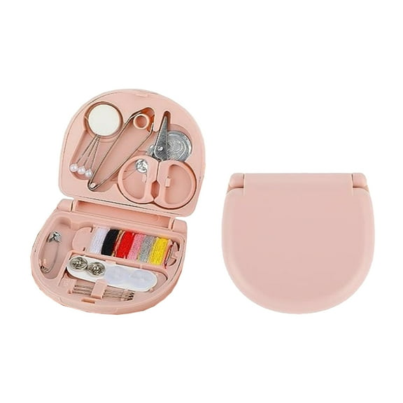 2 Pack Mini Travel Sewing Set, Portable Emergency Sewing Tool Kit with Scissors, Threads, Needles(Mixed)