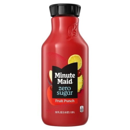 2 Pack Minute Maid Zero Sugar Fruit Punch Drink
