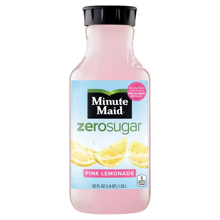 2X - Minute Maid Zero Pink Lemonade No Sugar Added - Walmart.com