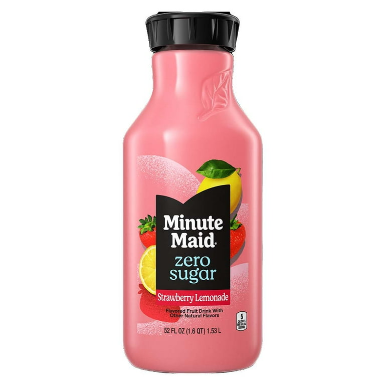 2 Pack Minute Maid Zero Sugar Strawberry Lemonade - Walmart.com