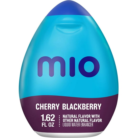 2 Pack-Mio Cherry Blackberry Flavored With Other Natural Flavor Liquid Water Enhancer, 1.62 Fl Oz Bottle Packaing mayvary