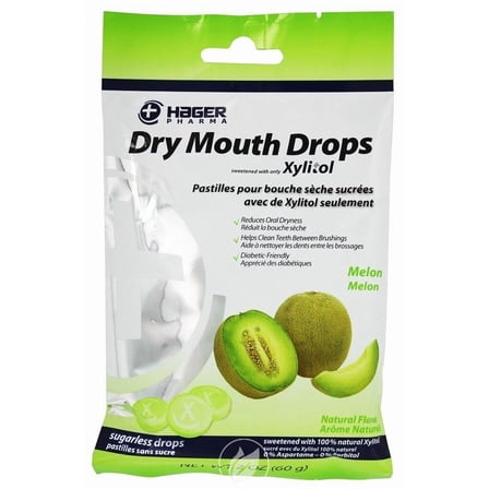 Miradent Dry Mouth Drops - Melon - 2 oz