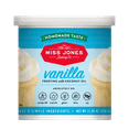 thumbnail image 1 of (2 Pack) Miss Jones Baking Co. Natural White Vanilla Frosting, 11.29oz, 1 of 1