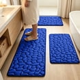 thumbnail image 1 of 2 Pack Mixed Color Diatomaceous Earth Bath Mats,Quick Dry Super Absorbent Shower Rug with Non-Slip Rubber Back,Water Resistant Floor Mat for Bathroom Tub And Sink Area, 1 of 7