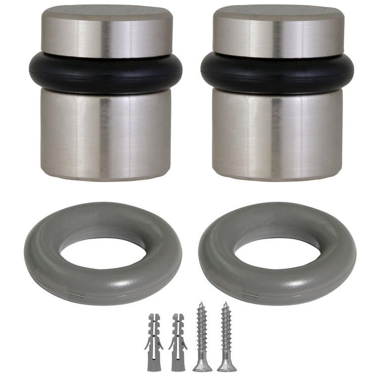 Floor Mount 2 in. Satin Nickel Door Stop Floor Mount 2 in. Satin Nickel Door Stop
