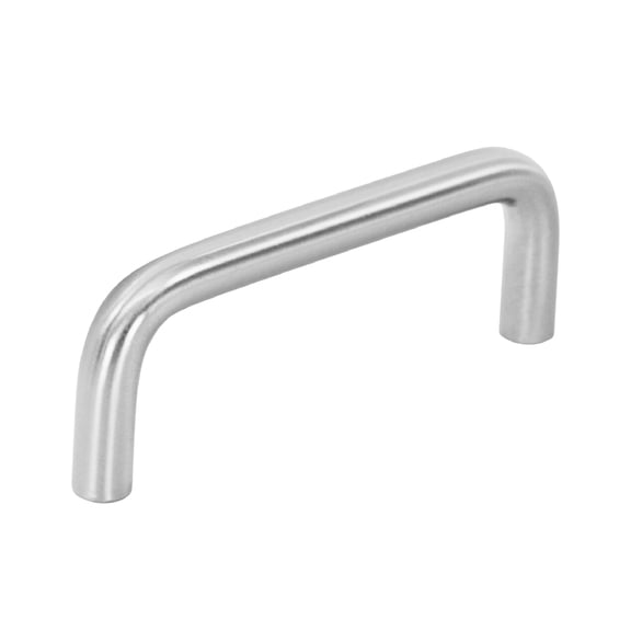 2 Pack Modern Wire Style 3" (76.2mm) Inch Center To Center, Overall Length 3-5/16", Brushed Nickel, Cabinet Hardware Pull / Handle
