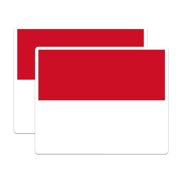 (2 Pack) Monaco World Flag Magnets - Pride - 5 Inches On Longest Side - Premium Magnet - Choose from Over 200 Countries - for Cars, Refrigerators, Toolboxes, Lockers - Made in USA - MAG0926