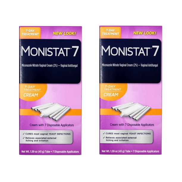 2 Pack - Monistat 7 Miconazole Cream 7-Day Yeast Infection