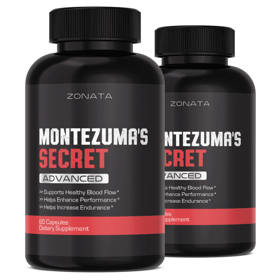 (2 Pack) Montezuma's Secret Capsules Advanced Formula, Montezuma's Secret Pills - 180 Count
