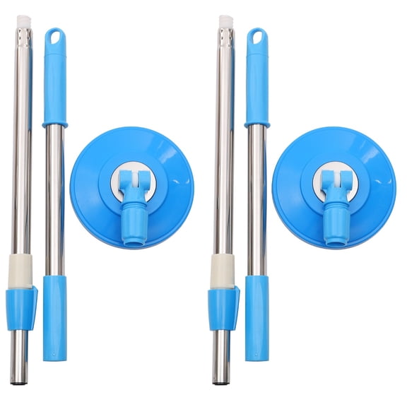 2 Pack Replacement Mop Handles with Rotating Poles for Easy Installation and Cleaning Performance