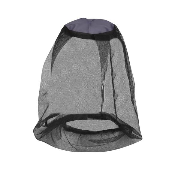 2-Pack Mosquito Head Net Ultra Large & Long Fine Holes Fly Protection Gear for Camping Hiking Fishing Gardening(18.9*15in,Black)